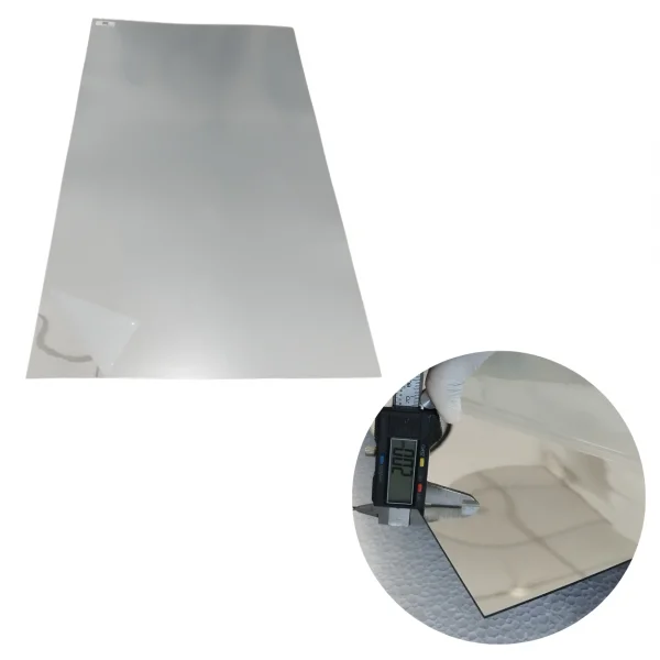 Chapa Acrilica Espelhada Prata 1000x500mm Esp. 2,0mm