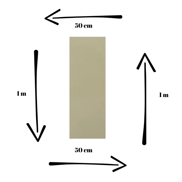 Chapa Acr�lica Bege (marfim) 1000x500mm Na Esp.de 3,0mm