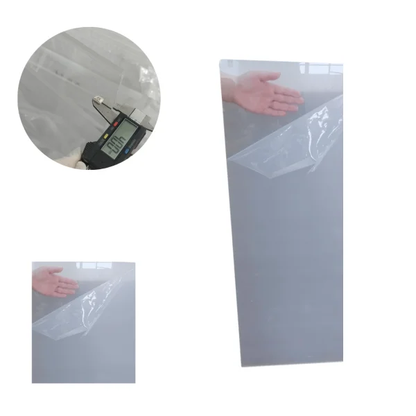 Chapa Acr�lica Transparente  1000x500mm Esp.de 4,0mm
