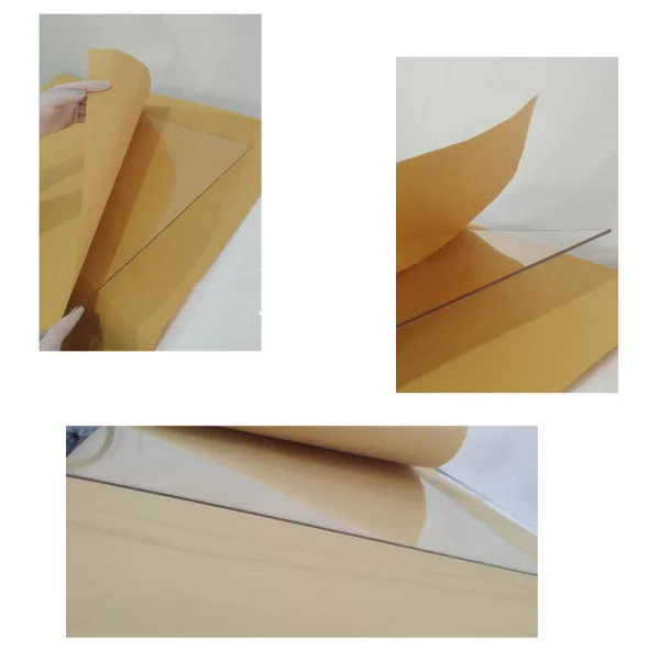 Chapa Acr�lica Transparente  1000x500mm Esp.de 4,0mm