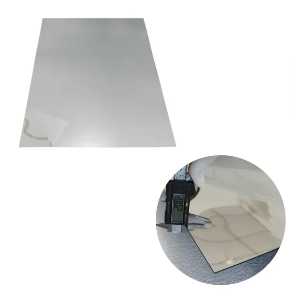 Chapa Acr�lica Espelhada Prata 1000x1000mm Esp. De 2,0mm