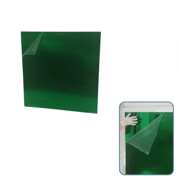 Placa Acr�lica Espelhada Verde 500x500mm Esp. 2,0mm