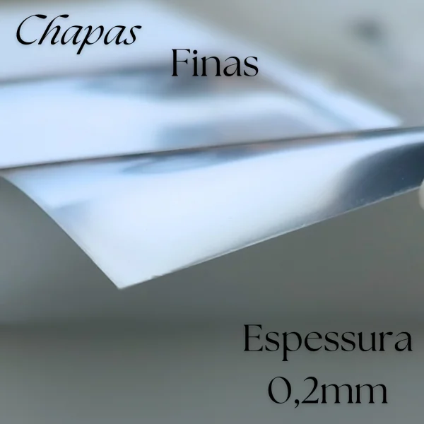 Chapa Alum�nio Lisa (Moldes Artesanais) 100cm x 50cm Espessura 0,2mm