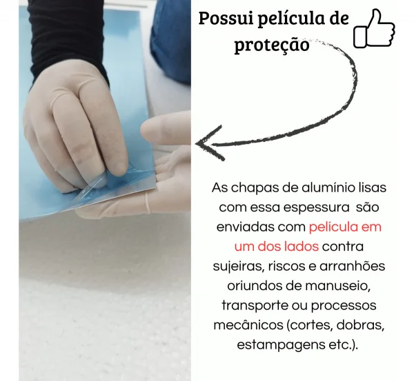 Chapa Aluminio 2,20mt X 1,0mt Esp. 0,4mm (fechar Port�o)