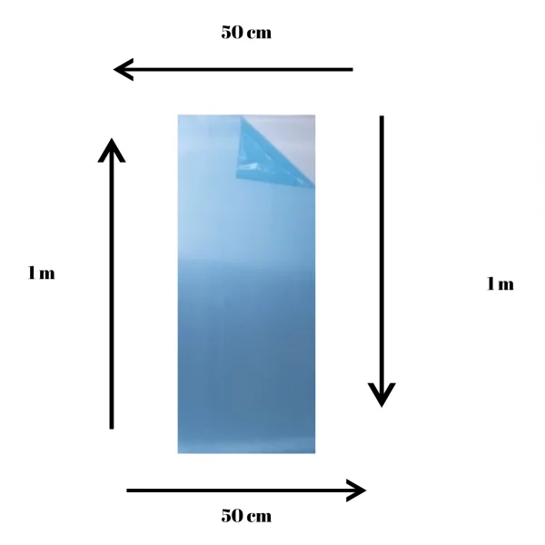 Chapa Aluminio Lisa 1,00mt X 50cm Na Esp. De 1,0mm