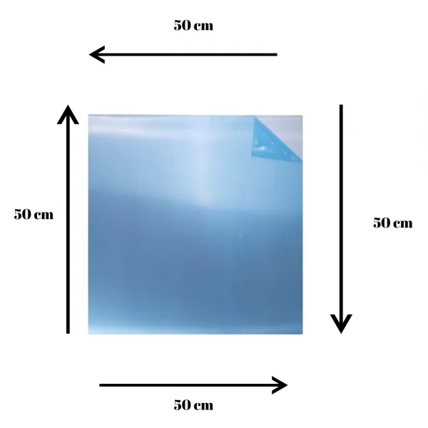 Placa Alum�nio Liso 50cm X 50cm Esp. 1,0mm