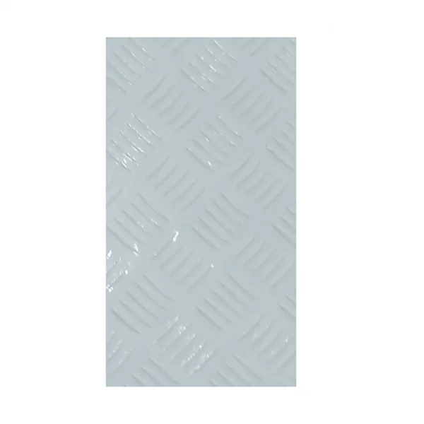 Chapa Aluminio Xadrez Branca 1000x500mm Na Esp. De 1,2mm