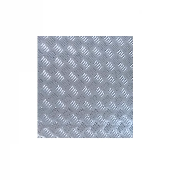 Chapa Aluminio Lavrada Xadrez 500x500mm Na Esp. De 2,7mm