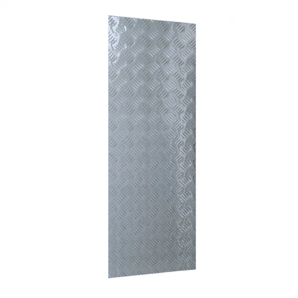 Chapa Aluminio Lavrada Xadrez 1000x500mm Na Esp. De 2,7mm