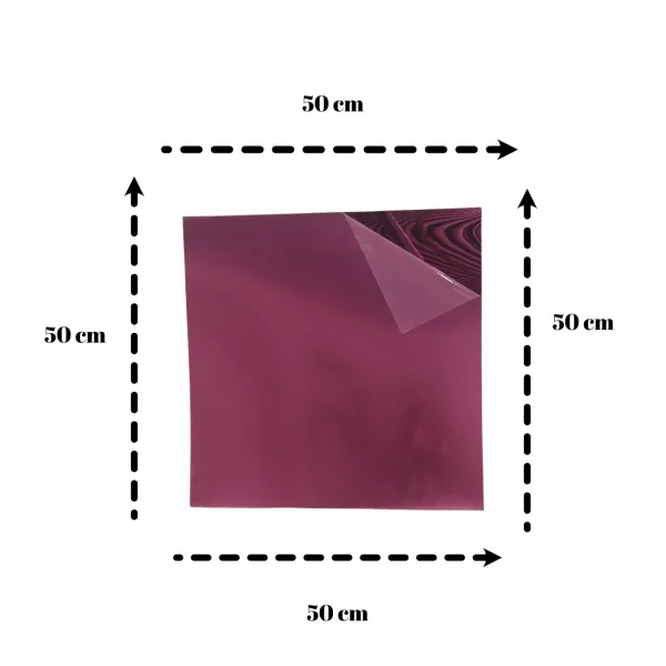 Placa Acr�lico Espelhada Rose 500x500mm Esp. 2,0mm