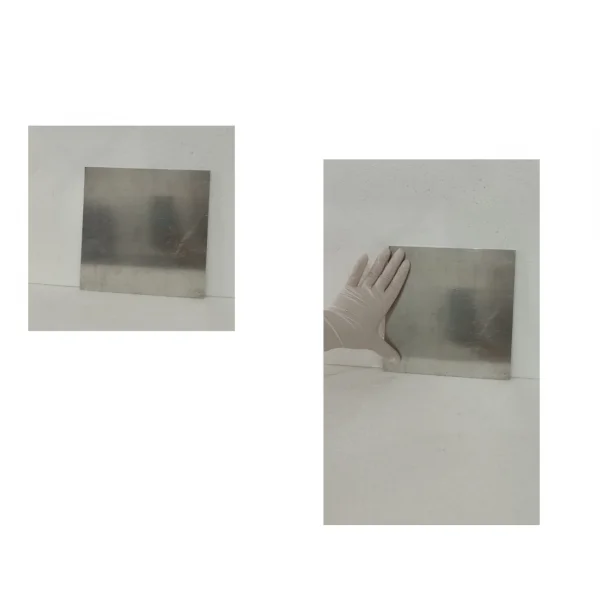 Chapa Aluminio Lisa 200x200mm Na Esp. De 10mm