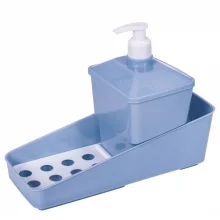 Porta detergente com suporte para bucha azul Plasutil ref.9911