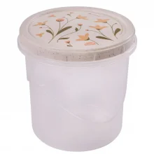 Pote de plstico decorado rosca 1,8 litros marmorizado Plasutil ref.6671