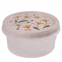 Pote de plstico decorado rosca 900ml marmorizado Plasutil ref.3873