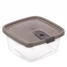 Pote de plstico Trio quadrado 510ml Plasutil ref.5992