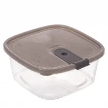 Pote de plstico Trio quadrado 1 litro Plasutil ref.5993