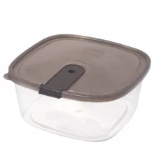 Pote de plstico Trio quadrado 1,8 litros Plasutil ref.5994