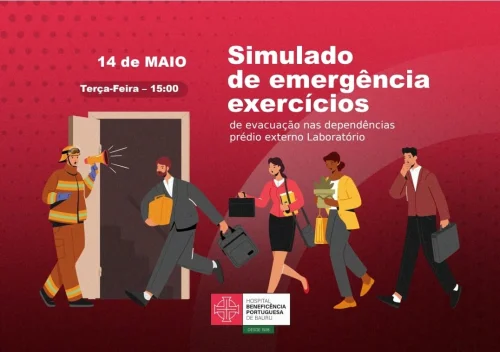 Sesmt realiza Simulado de Emergncia e Exerccios de Evacuao no laboratrio