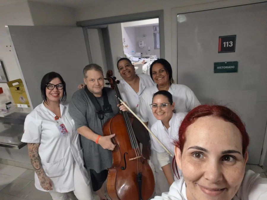 Paciente transforma 69 dias de internação na Benê Bauru em uma história de música, solidariedade e gratidão