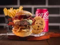 Combo Bacon Crispy + fritas + bebida + cookies Combo Bacon Crispy + fritas + bebida + cookies