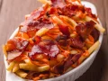 Jack fritas com bacon e cheddar Jack fritas com bacon e cheddar