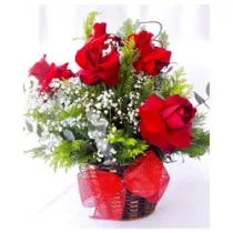 ARRANJO 5 ROSAS IMPORTADAS