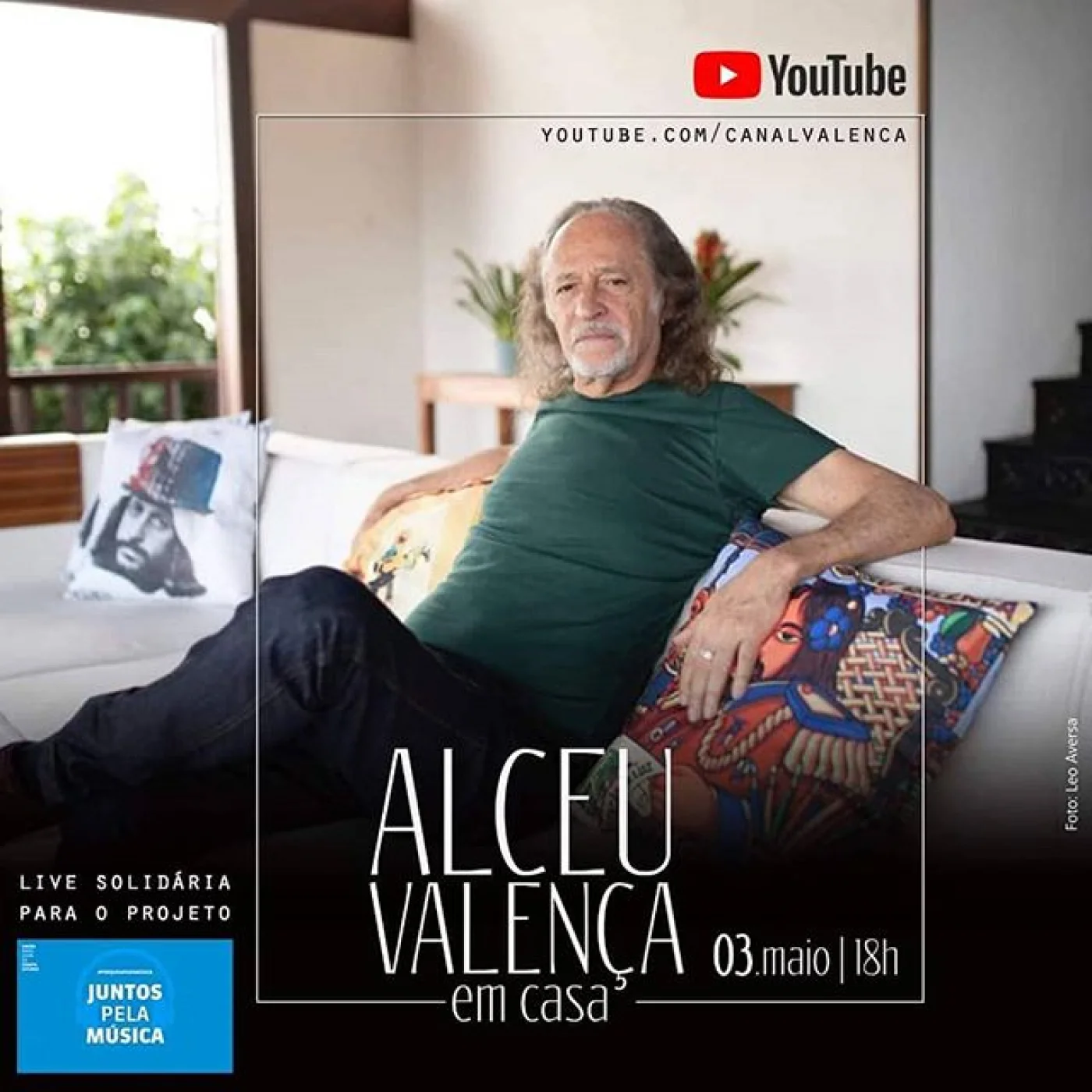Alceu Valena confirma live para o prximo domingo