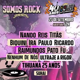 Excursão - Festival Somos Rock 2025