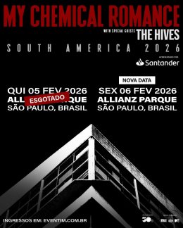 Excursão | My Chemical Romance - Show Extra - Sexta Feira