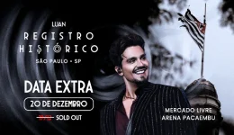 Excurs�o - Luan Santana - Registro �nico - Data extra
