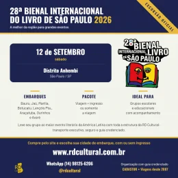 Excurs�o - 28� Bienal Internacional do Livro de S�o Paulo 2026 -12/09/2026