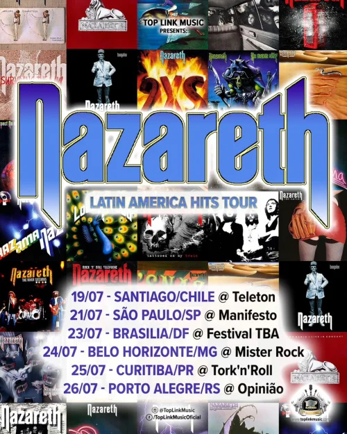 Shows - Excursão | Nazareth - RD Cultural - Excursões para grandes