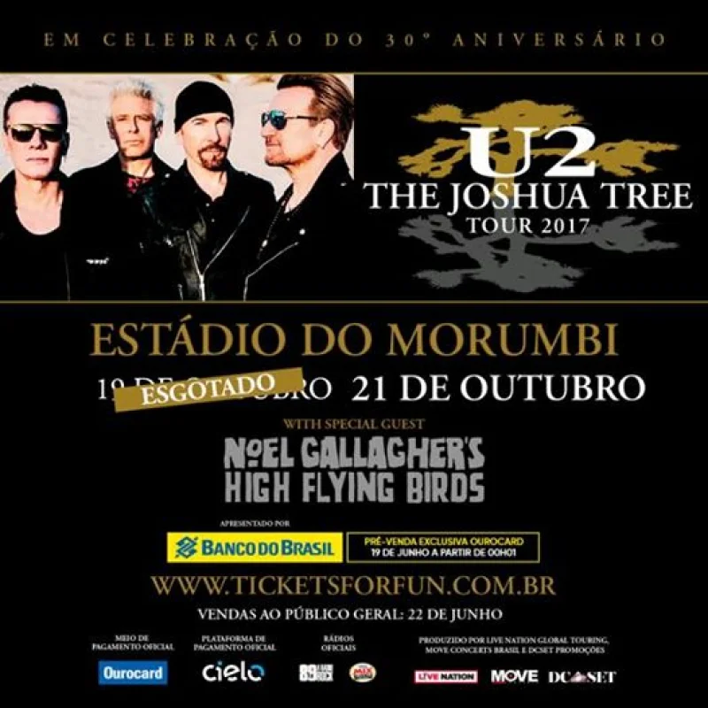 U2 confirma show extra no Brasil!