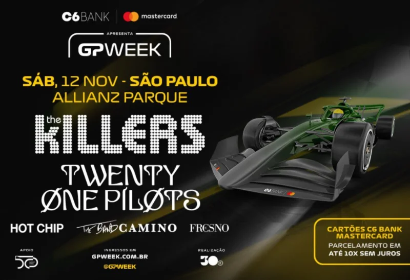 The Killers e Twenty One Pilots em So Paulo