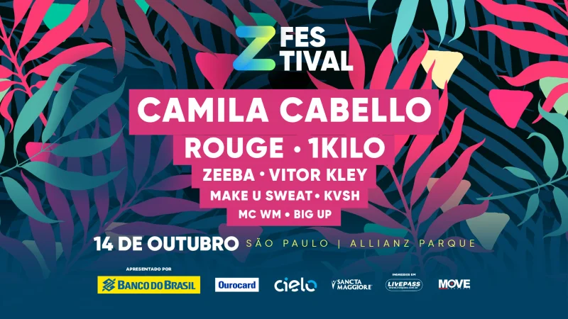Z Festival chega  sexta edio trazendo a nova turn mundial de Camila Cabello ao pas