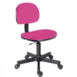 Cadeira Secretria Anatmica Prime Corino - Rosa