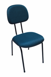 Cadeira Secretária Fixa - JS Azul