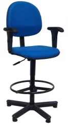 Cadeira Executiva Caixa Corino Preta + Braos Digi