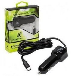 CARREGADOR VEICULAR TYPE C + 1 PORTA USB