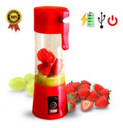 MINI LIQUIDIFICADOR PORTÁTIL 6 LÂMINAS - USB 380ML