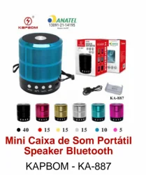 MINI CAIXA DE SOM BLUETOOTH KA 887