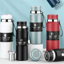 GARRAFA TERMICA COM MEDIDOR TERMICO 800 ML
