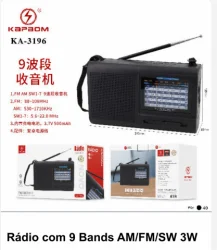 Rdio Porttil Kapbom KA-3196