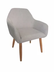 Poltrona Diamante Ps Fixo Linho