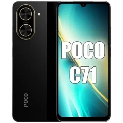 Smartphone Xiaomi Poco C71 128GB 4Ram - Preto