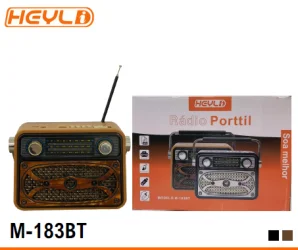 Rdio AM/FM Bluetooth Heyli M-183
