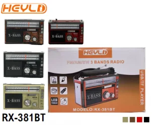 Rdio AM/FM Bluetooth Heyli RX-381