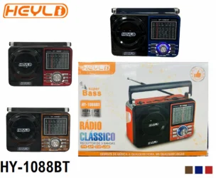 Rdio AM/FM Bluetooth Heyli HY-1088