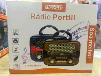 R�dio AM/FM Bluetooth Heyli -1903B
