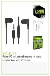 FONE STEREO C/ATEND E VOLUME / P2